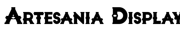 Artesania Display font preview
